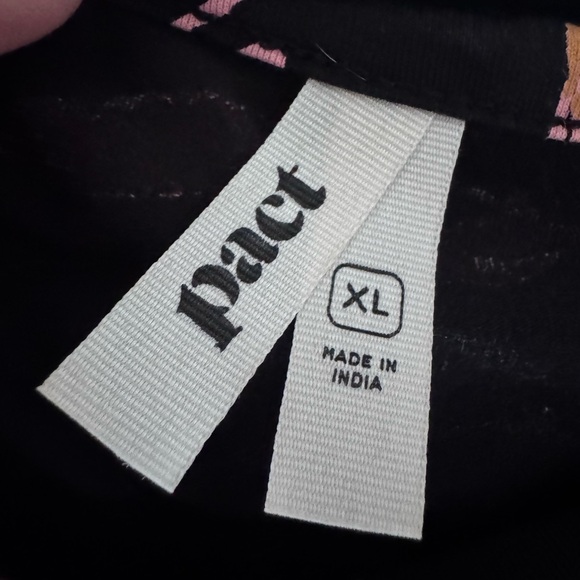 Pact Black Dress with Colorful Floral Design - Picture 4 of 4